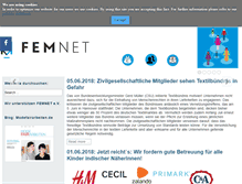 Tablet Screenshot of femnet-ev.de